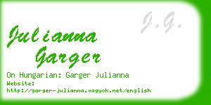 julianna garger business card